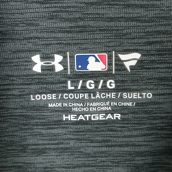 Under Armour 1/4 Zip Pullover Men's Large Loose Gray World Series 2018 Baseball - Picture 5 of 9